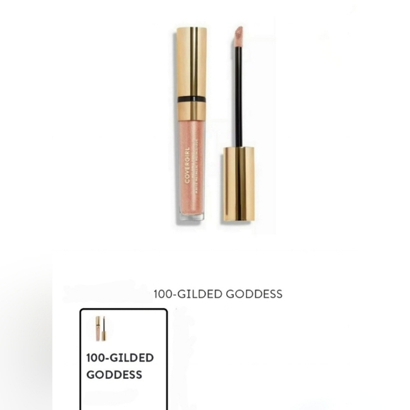 NWT COVERGIRL Melting Pout Matte Metallic Lip GILDED GODDESS N°100! 2/$10! - Picture 3 of 5